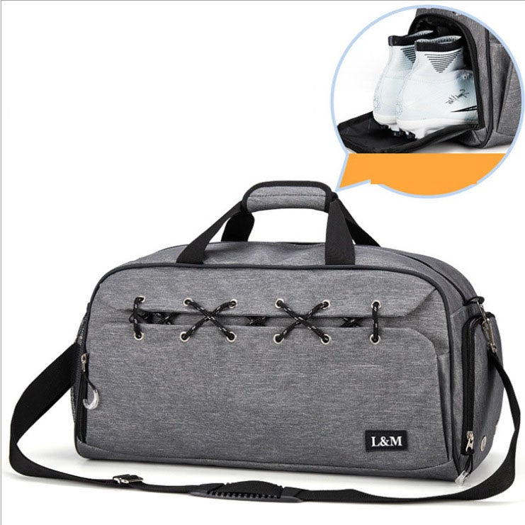Sports Gym Travel Duffel Bag With Shoes Compartment - HOUSE OF ROYALTY