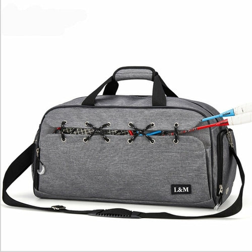 Sports Gym Travel Duffel Bag With Shoes Compartment - HOUSE OF ROYALTY