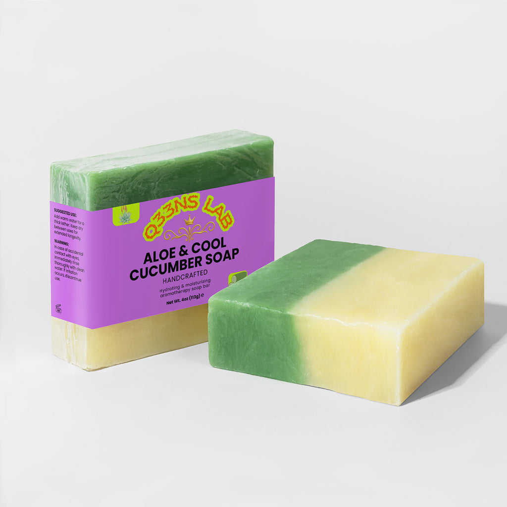 Aloe & Cool Cucumber Soap - HOUSE OF ROYALTY
