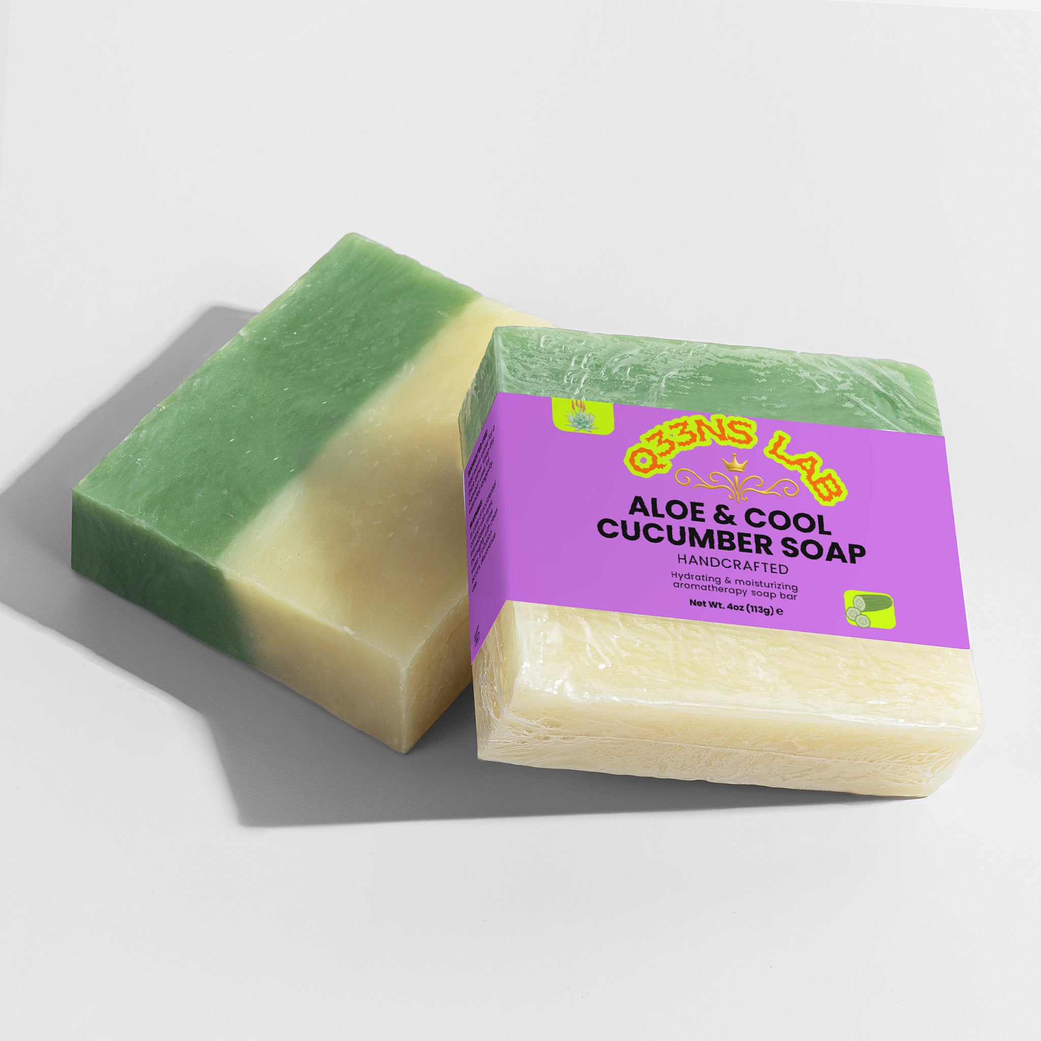 Aloe & Cool Cucumber Soap - HOUSE OF ROYALTY