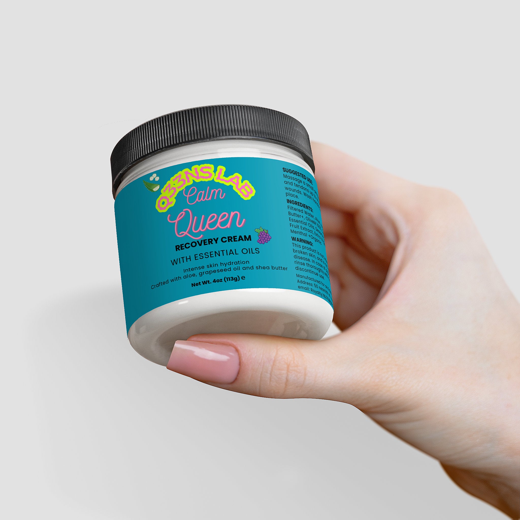 Queens lab Calm queen Recovery Cream - HOUSE OF ROYALTY