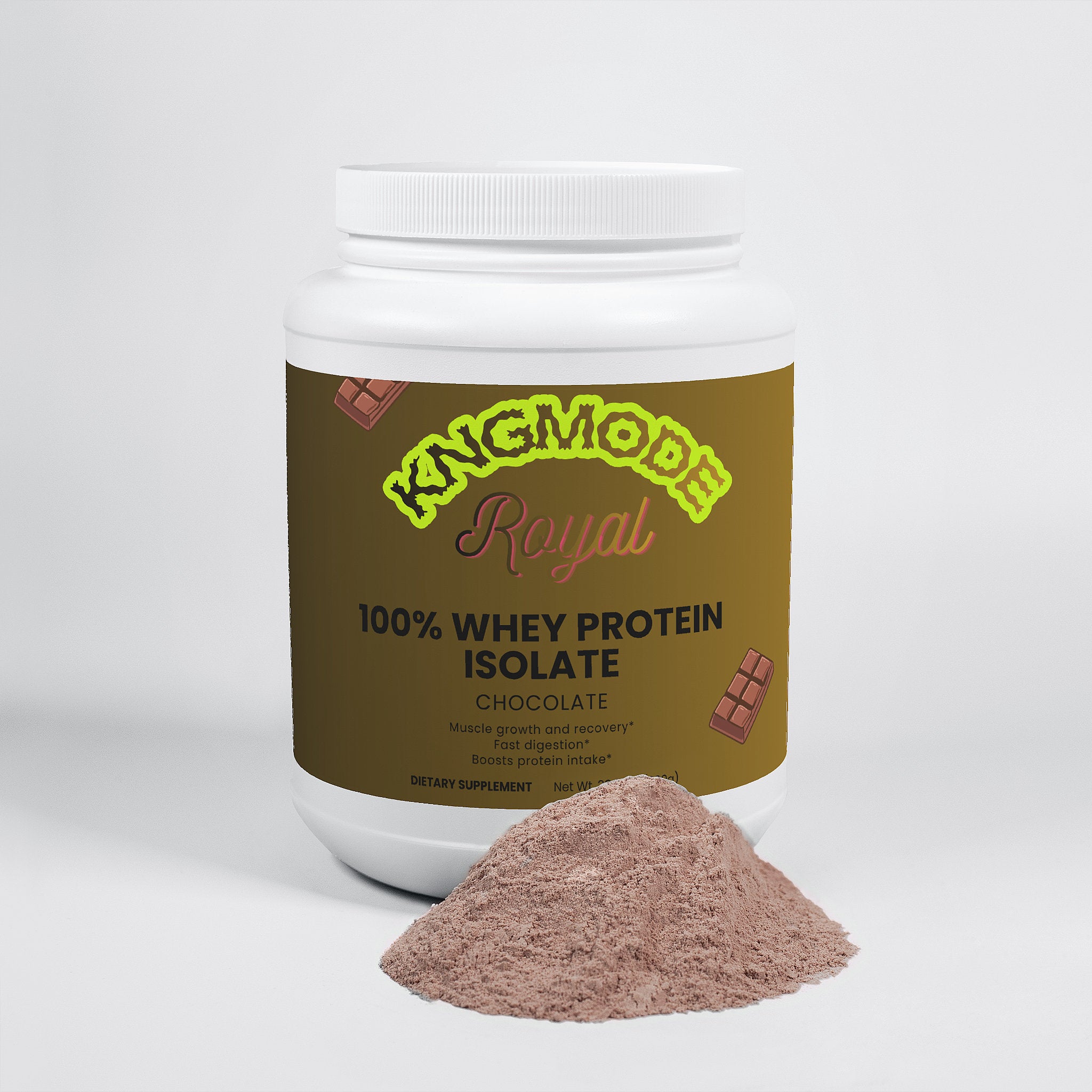 ROYAL 100% Whey Protein Isolate (Chocolate) - HOUSE OF ROYALTY