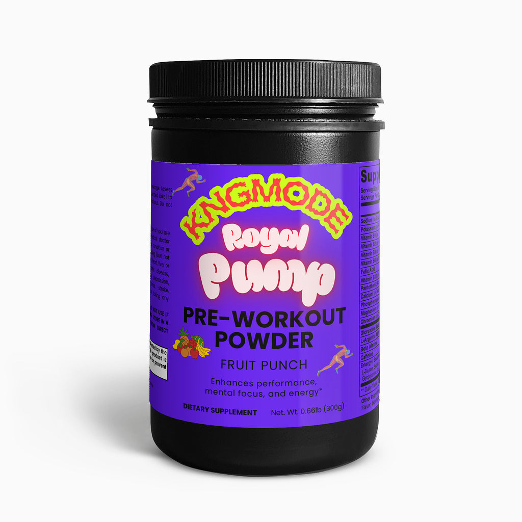 ROYAL PUMP Pre-Workout Powder (Fruit Punch) - HOUSE OF ROYALTY