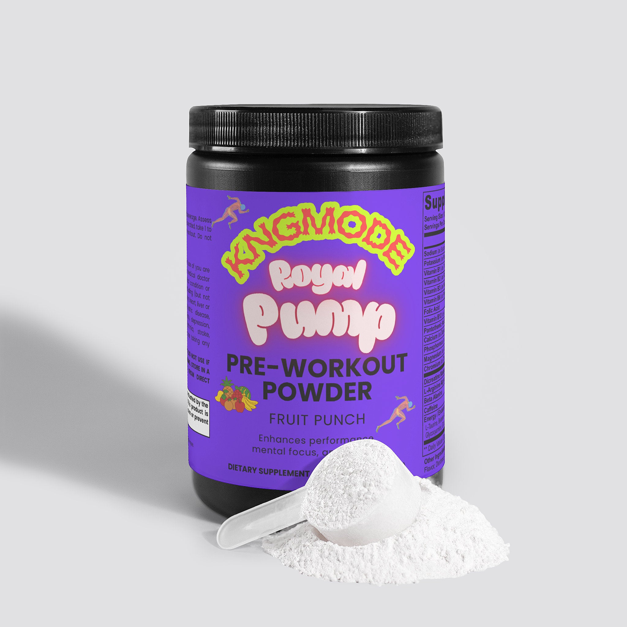 ROYAL PUMP Pre-Workout Powder (Fruit Punch) - HOUSE OF ROYALTY