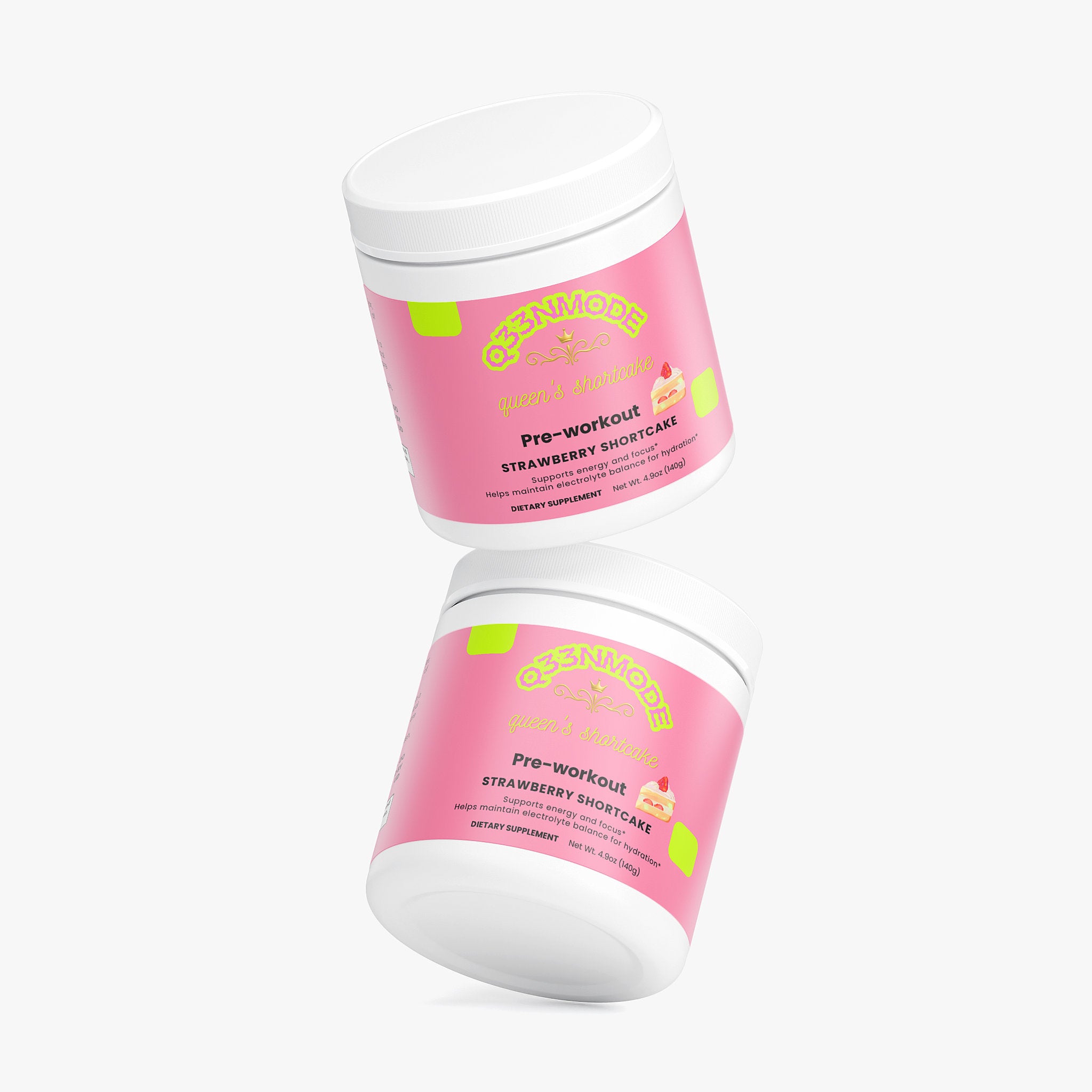 Queenmode Energy Powder (Strawberry Shortcake) - HOUSE OF ROYALTY