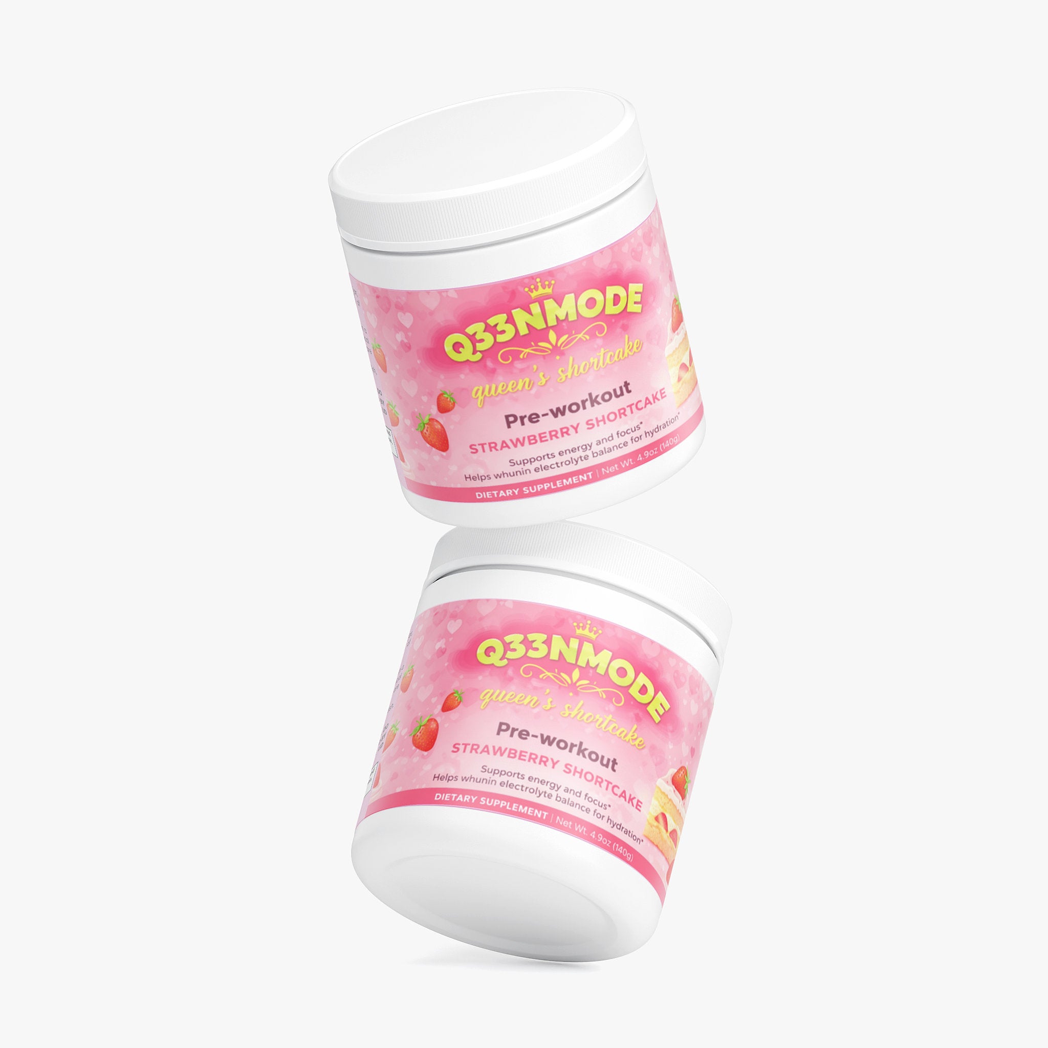 Queenmode Energy Powder (Strawberry Shortcake)