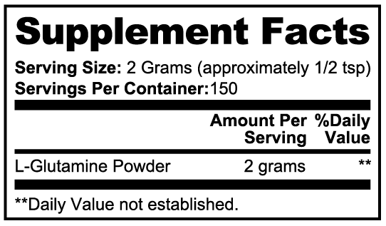 L-Glutamine Powder - HOUSE OF ROYALTY